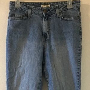 Mid Rise Stretch Bootcut Blue Jeans by St. John’s